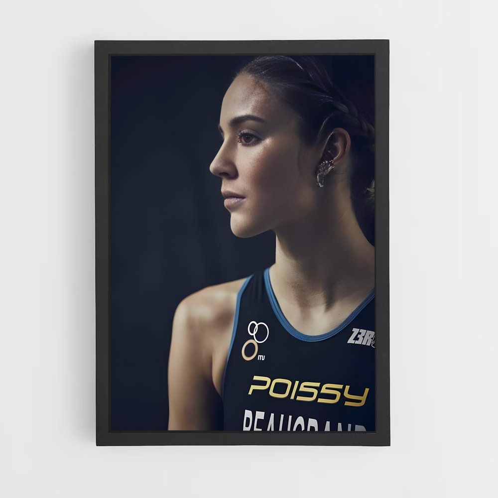 Poster Cassandre Beaugrand Sport – affiche Athlétisme (vue 2)